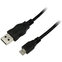 Logilink - USB-Kabel usb 2.0 usb-a Stecker, USB-Micro-B Stecker 0.60 m Schwarz von Logilink