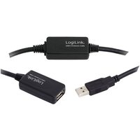 Logilink - USB-Kabel usb 2.0 usb-a Stecker, usb-a Buchse 25.00 m Schwarz UA0147 Logilink - USB-Kabel usb 2.0 usb-a Stecker, usb-a Buchse 25.00 m Schwarz UA0147 von Logilink
