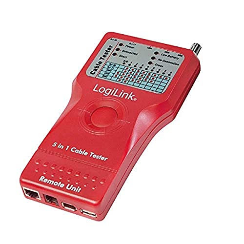 Netzwerkkabel-Tester, für BNC und RJ45 (Cat5+6), USB von Logilink