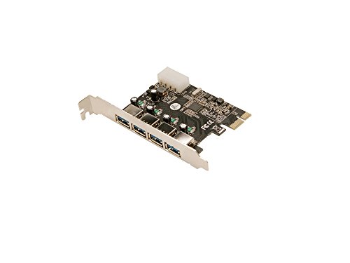 PCI Express Karte 4 x USB 3.0 Laptop Zahlenschloss PC0057 A von Logilink