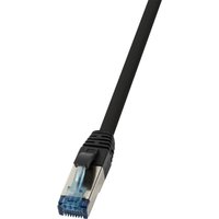 Patchkabel pur CAT.6A s/ftp schwarz 5m - Logilink von Logilink