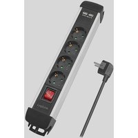 LogiLink LPS237U Steckdosenleiste mit Schalter Schwarz, Silber Schutzkontakt 1St. LogiLink LPS237U Steckdosenleiste mit Schalter Schwarz, Silber Schutzkontakt 1St. von Logilink