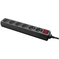 LogiLink LPS202B Steckdosenleiste mit Schalter Schwarz Schutzkontakt 1St. LogiLink LPS202B Steckdosenleiste mit Schalter Schwarz Schutzkontakt 1St. von Logilink