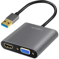 Logilink - Usb a 30 - hdmi buchse vga buchse adapter Logilink - Usb a 30 - hdmi buchse vga buchse adapter von Logilink
