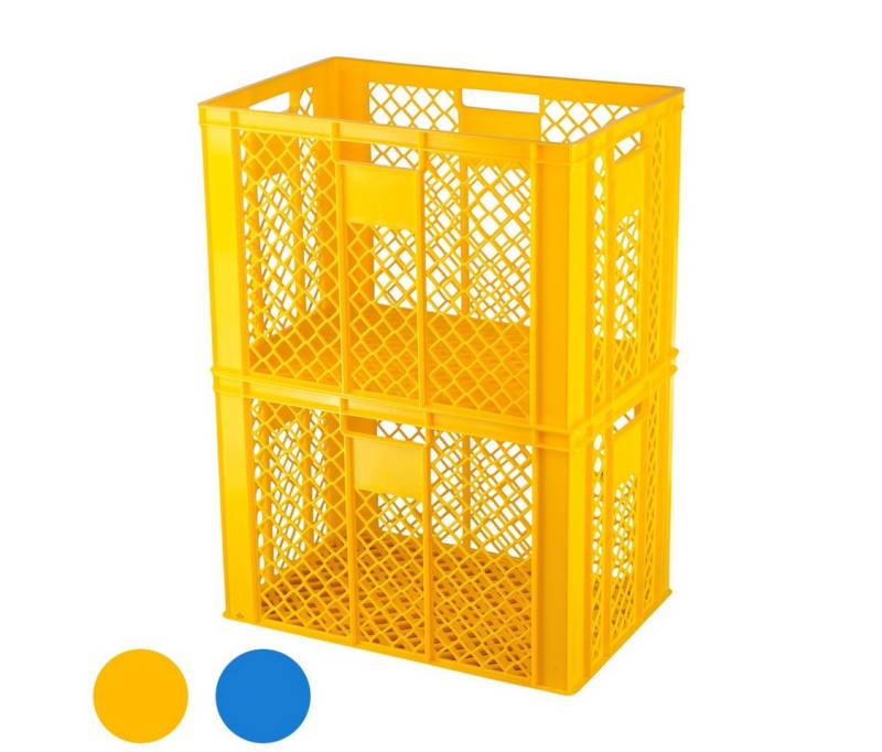 Logiplast Stapelbox 2 Stück Bäckerkisten / Brotkisten 600 x 400 x 410 mm von Logiplast