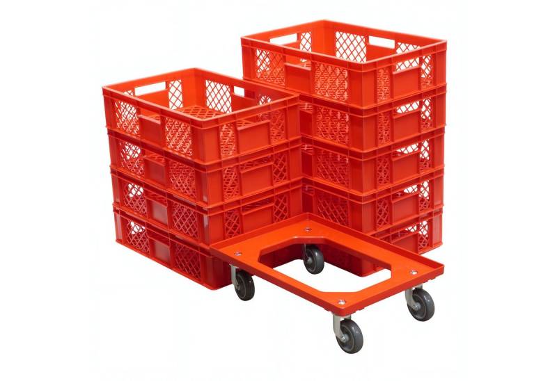 Logiplast Stapelbox 9 Stück Bäckerkisten / Brotkisten 600 x 400 x 150 mm und 1 Stück Trans Logiplast Stapelbox 9 Stück Bäckerkisten / Brotkisten 600 x 400 x 150 mm und 1 Stück Trans von Logiplast
