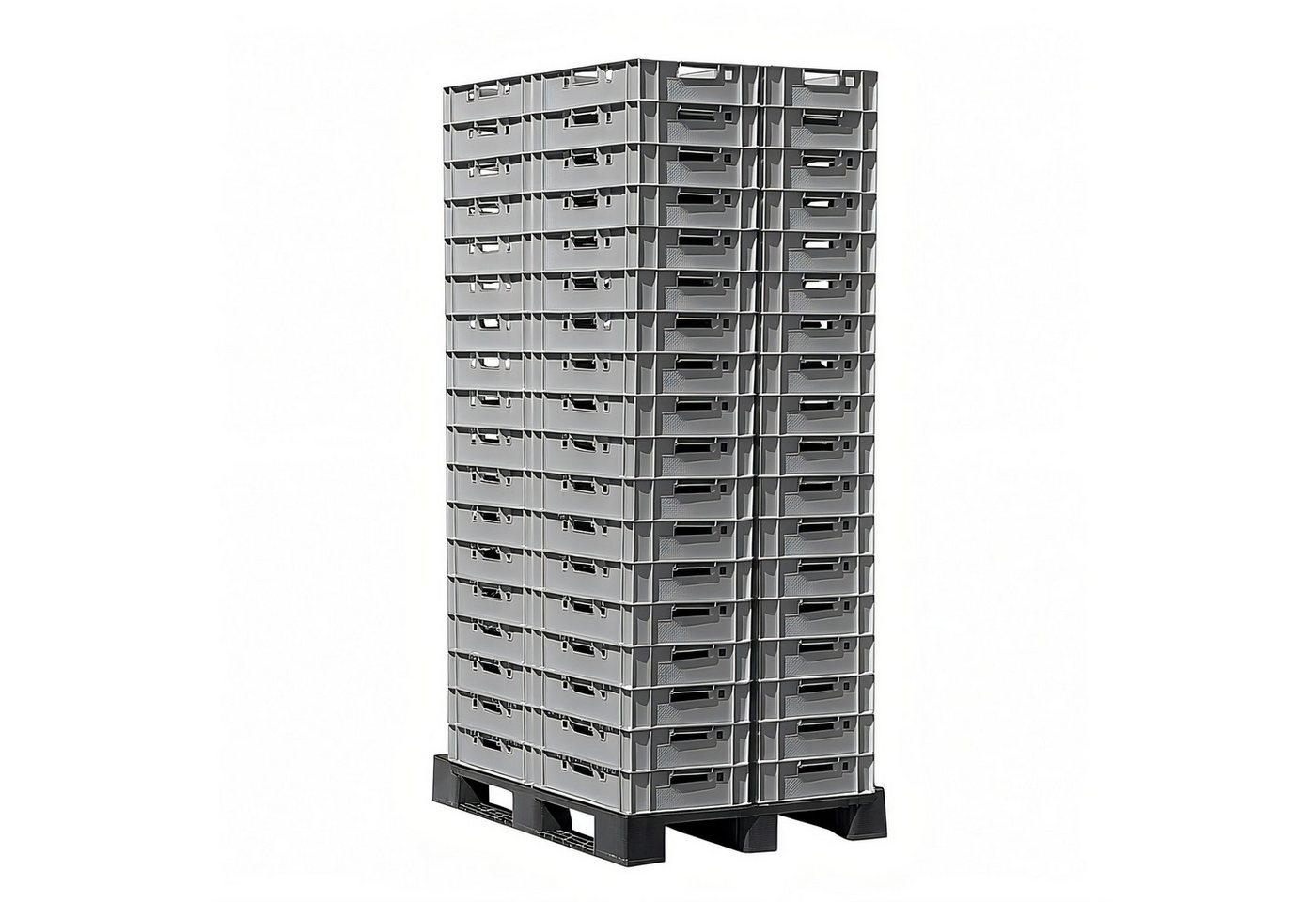 Logiplast Stapelbox Palette E1- Kisten - 72 Stück - Grau Logiplast Stapelbox Palette E1- Kisten - 72 Stück - Grau von Logiplast