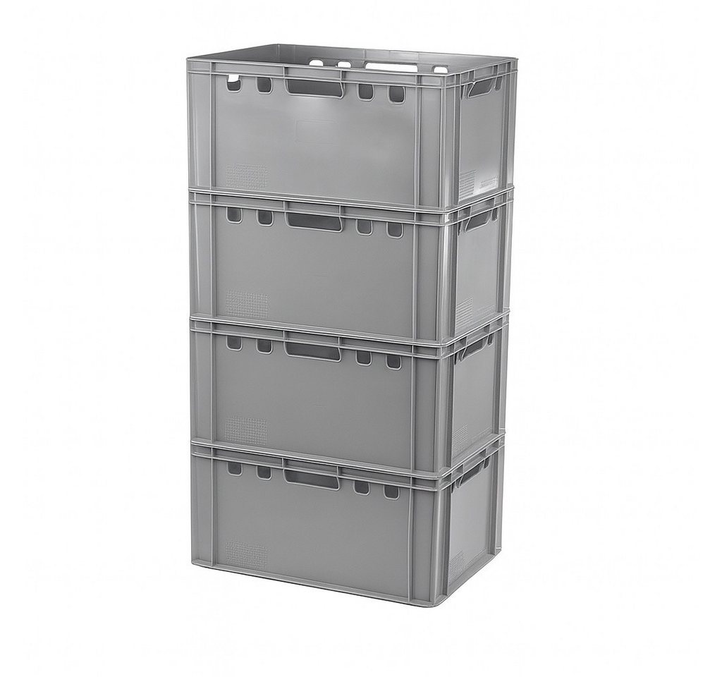 Logiplast Transportbehälter 4 Stück E3 Kisten 600 x 400 x 300 mm Fleischkiste Lagerkiste Metzgerki Logiplast Transportbehälter 4 Stück E3 Kisten 600 x 400 x 300 mm Fleischkiste Lagerkiste Metzgerki von Logiplast