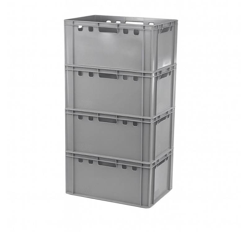Logiplast Transportbehälter 4 Stück E3 Kisten 600 x 400 x 300 mm Fleischkiste Lagerkiste Metzgerki Logiplast Transportbehälter 4 Stück E3 Kisten 600 x 400 x 300 mm Fleischkiste Lagerkiste Metzgerki von Logiplast