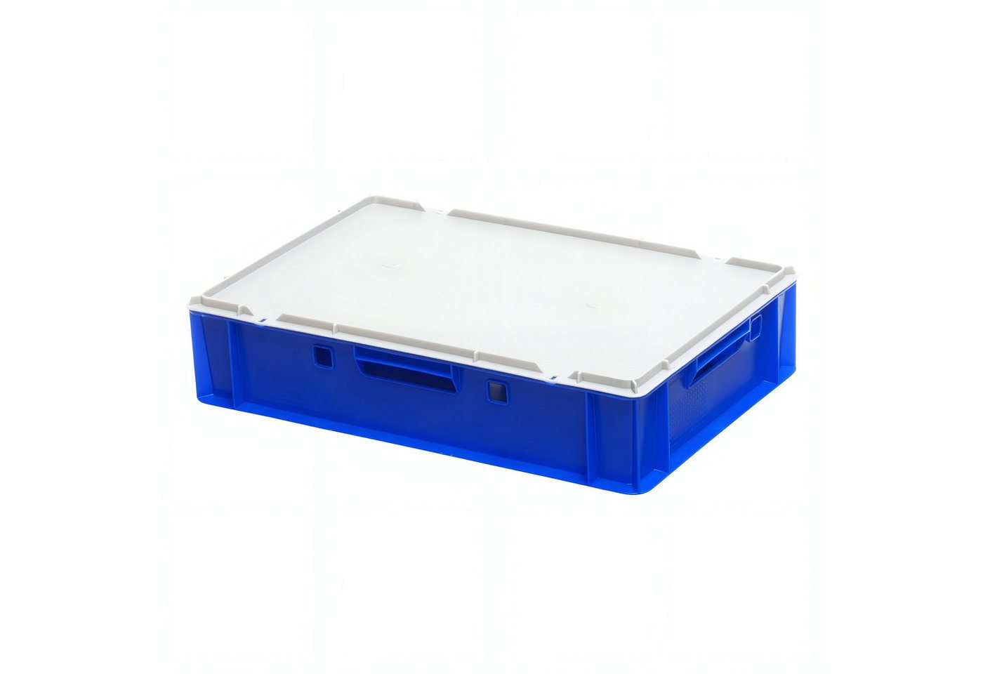 Logiplast Transportbehälter E1 Kisten mit Deckel, (Spar-Set, Ein E1 Kasten mit Deckel) von Logiplast