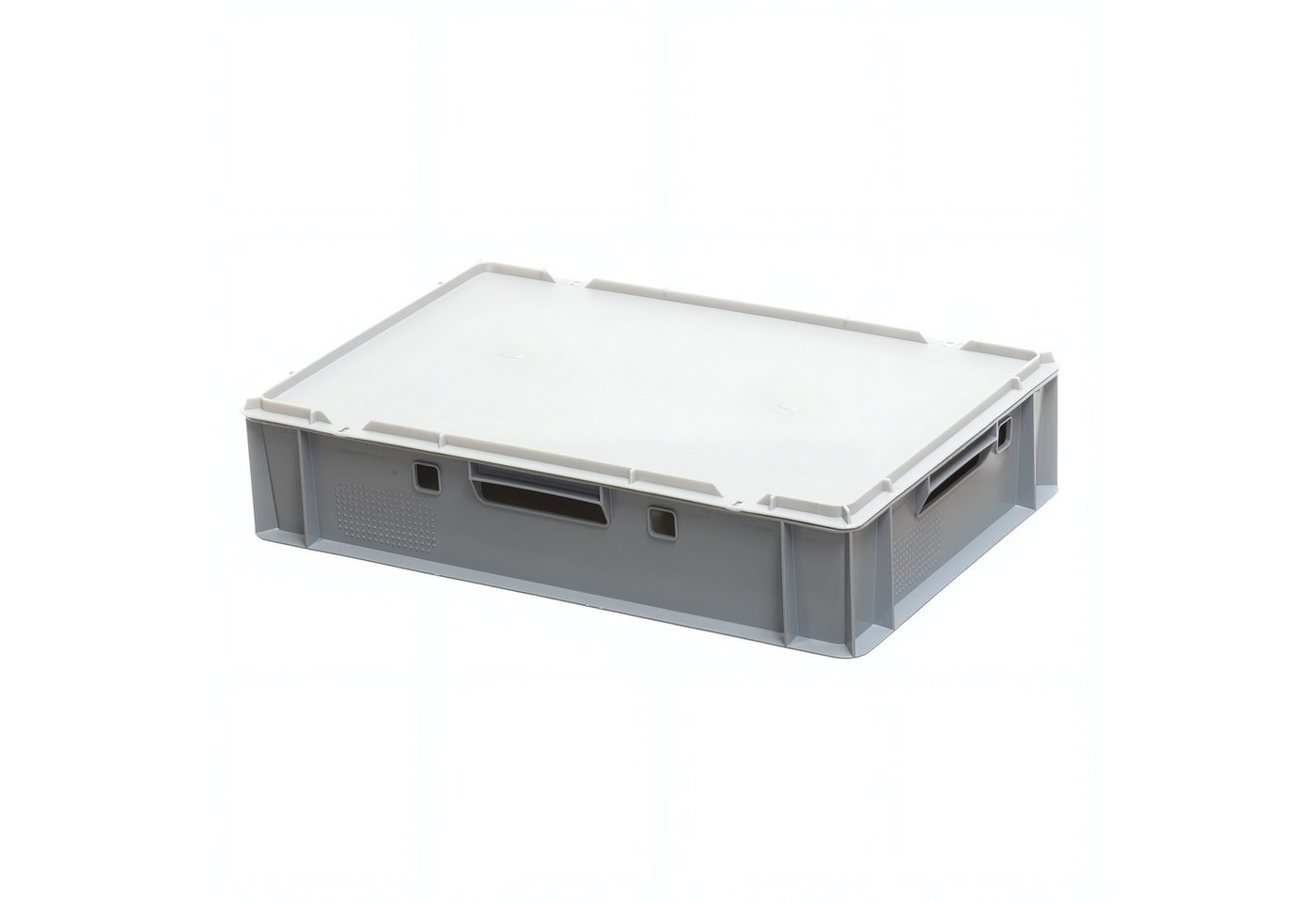 Logiplast Transportbehälter E1 Kisten mit Deckel, (Spar-Set, Ein E1 Kasten mit Deckel) von Logiplast