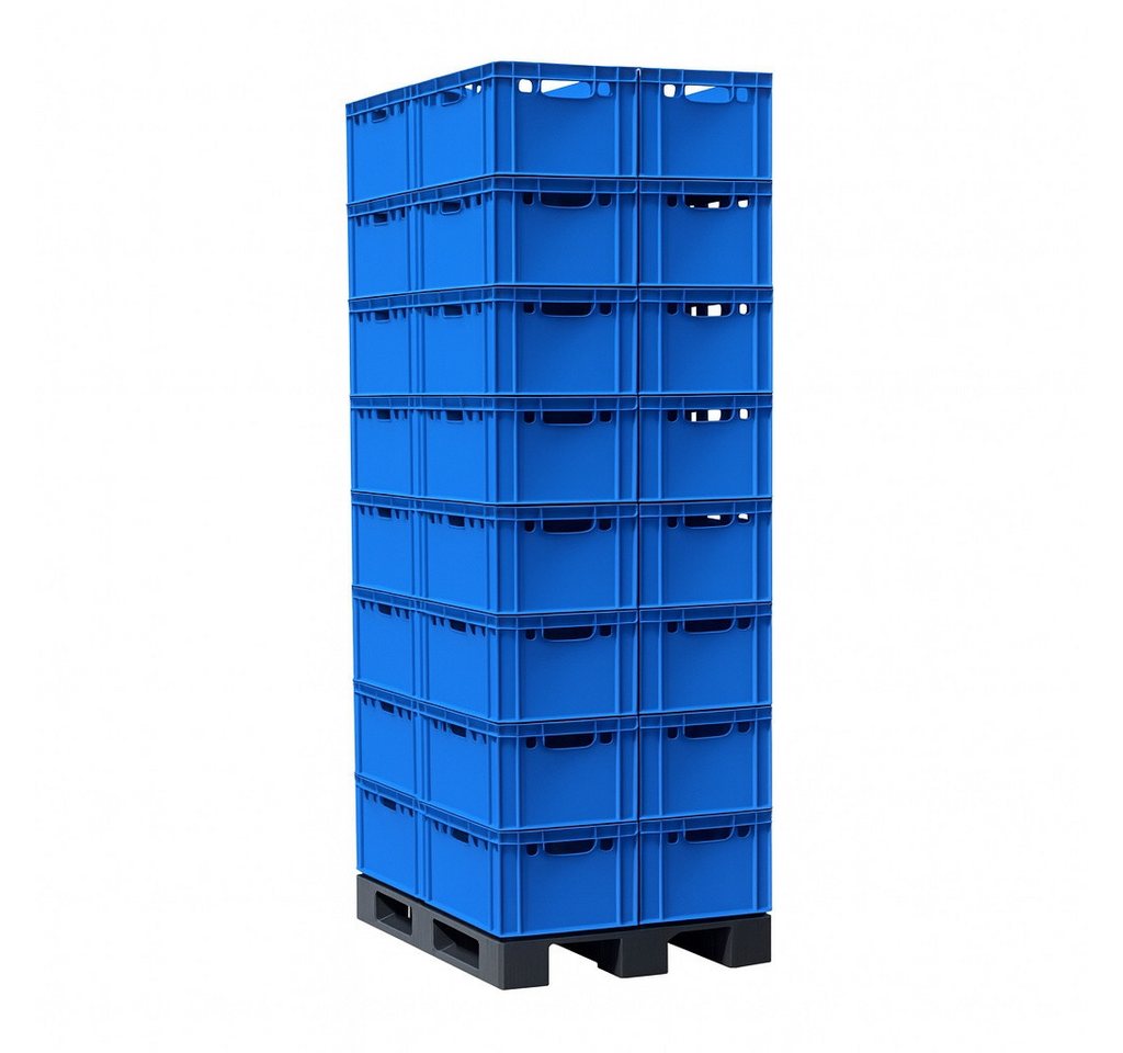 Logiplast Transportbehälter Palette: 32 E3-Kisten 600 x 400 x 300 mm von Logiplast