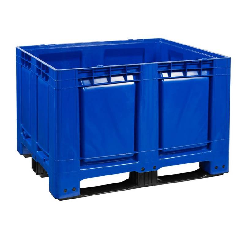 Logiplast Transportbehälter Palettenboxen 680l 120x100x79 cm 3 Kufen in verschiedenen Farben von Logiplast