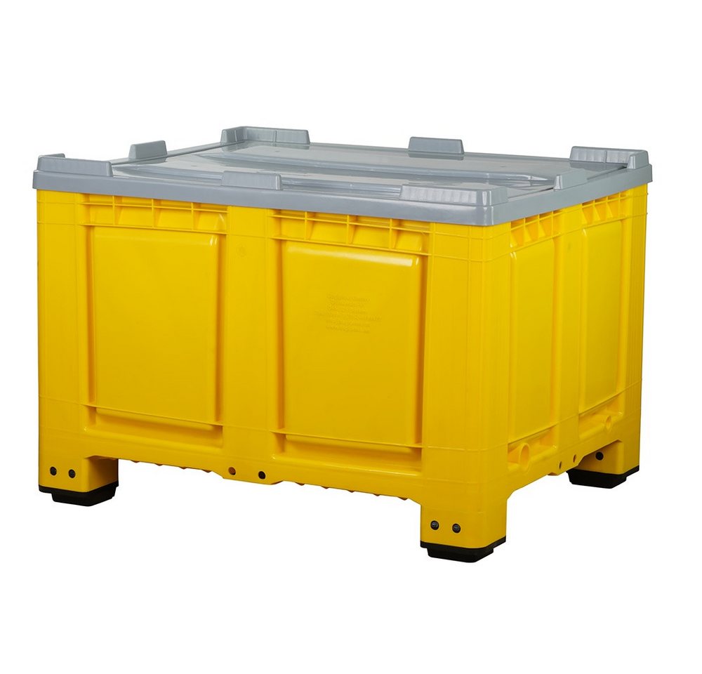 Logiplast Transportbehälter Palettenboxen m. Deckel 680l 120x100x79 cm Gelb 4 Füssen Logiplast Transportbehälter Palettenboxen m. Deckel 680l 120x100x79 cm Gelb 4 Füssen von Logiplast