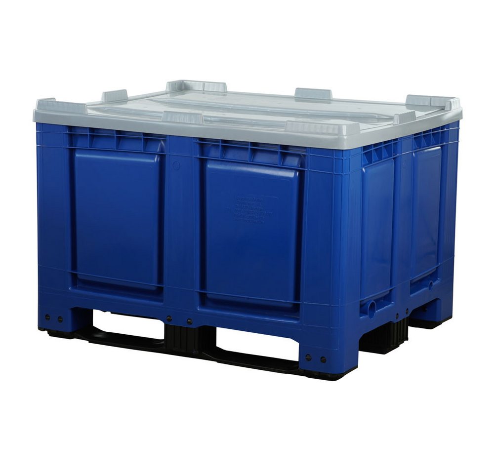 Logiplast Transportbehälter Palettenboxen m. Deckel 680l 120x100x79 cm Grau 3 Kufen Logiplast Transportbehälter Palettenboxen m. Deckel 680l 120x100x79 cm Grau 3 Kufen von Logiplast