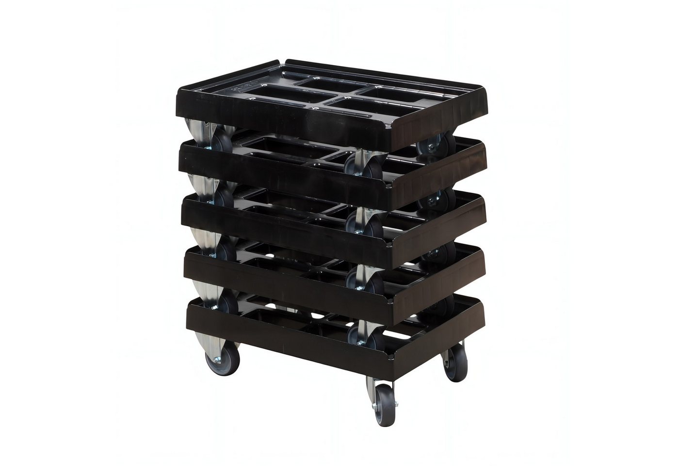 Logiplast Transportroller 5 Stück Transportroller 2 Bock / 2 Lenkrollen Grün Logiplast Transportroller 5 Stück Transportroller 2 Bock / 2 Lenkrollen Grün von Logiplast