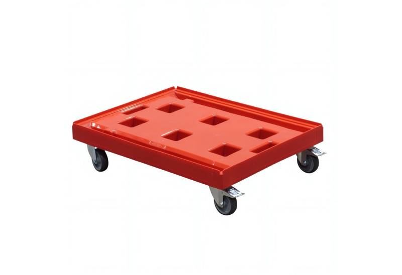 Logiplast Transportroller Gigant Transportroller in Rot für Kisten 80 x 60 cm - 400 kg Traglast Logiplast Transportroller Gigant Transportroller in Rot für Kisten 80 x 60 cm - 400 kg Traglast von Logiplast