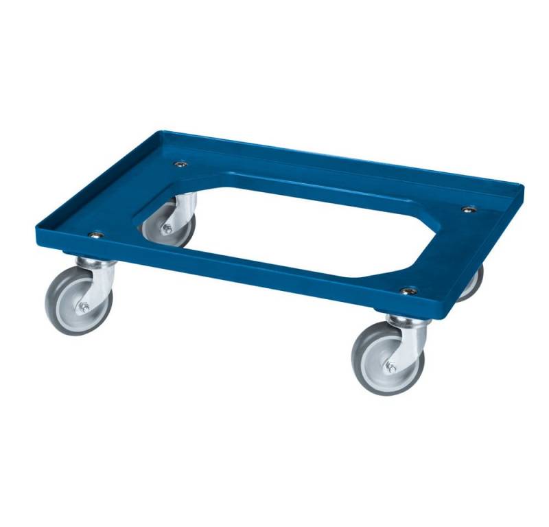Logiplast Transportroller Transportroller – 4 Lenkrollen, passend für Eurobehälter 600×400 mm von Logiplast