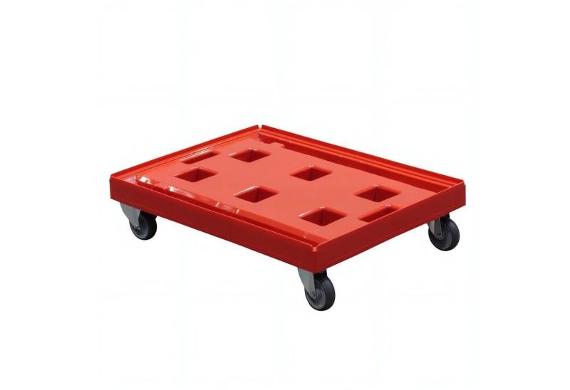 Logiplast Transportroller Transportroller für Kisten 80 x 60 cm - 400 kg Traglast in Rot 2 Lenkr Logiplast Transportroller Transportroller für Kisten 80 x 60 cm - 400 kg Traglast in Rot 2 Lenkr von Logiplast