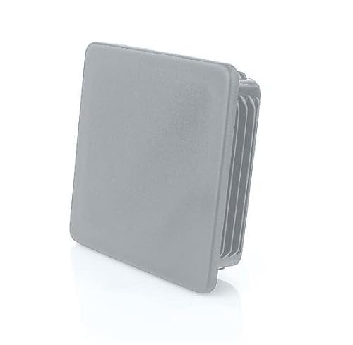 LogistSystem 1 Stück Vierkantrohre - 45x45 mm - Quadratstopfen Grau - Vierkant Endkappen aus PE Kunststoff - Rohrstopfen zur Rohrabdeckung von Stahlrohr LogistSystem 1 Stück Vierkantrohre - 45x45 mm - Quadratstopfen Grau - Vierkant Endkappen aus PE Kunststoff - Rohrstopfen zur Rohrabdeckung von Stahlrohr von LogistSystem