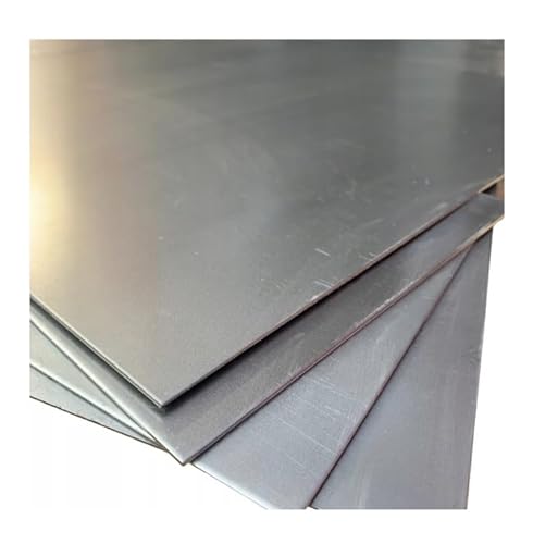 LogistSystem Stahl-Blech | Stalh |Stahlplatte quadratisch im Zuschnitt Größe 20 x 20 cm (200 x 200 mm) | Stahlblech, Feinblech, Stärke: 3mm | Qualität: S235 von LogistSystem