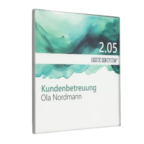 Logistic Sign System Türschild CAMPUS Edelstahl-Türschild mit Acrylglasdeckscheibe (150/150 mm) von Logistic Sign System