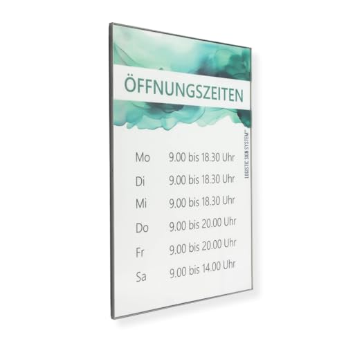 Logistic Sign System Türschild CAMPUS Edelstahl-Türschild mit Acrylglasdeckscheibe (DIN A4) von Logistic Sign System