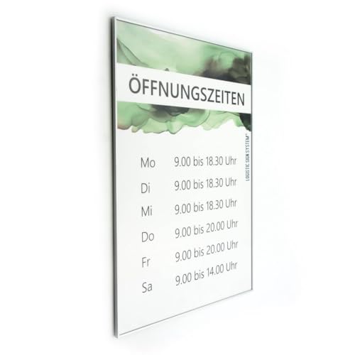 Logistic Sign System Türschild Tenuis für Büro (DIN A3 hoch) zum schrauben oder selbstklebend (ohne bohren) von Logistic Sign System