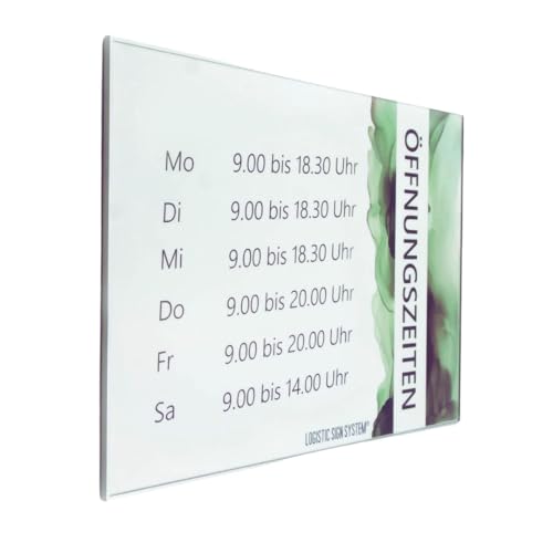 Logistic Sign System Türschild Tenuis für Büro (DIN A3 quer) zum schrauben oder selbstklebend (ohne bohren) von Logistic Sign System