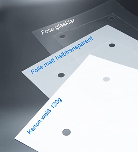 Logistic Sign System Türschild Glas Vitrum B (10er Set passende Einleger Karton weiß) von Logistic Sign System