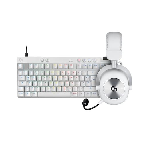 G PRO TKL Rapid Keyboard (German Layout - Linear) + G PRO X Superlight 2 Gaming Mouse EER2 - White von Logitech G
