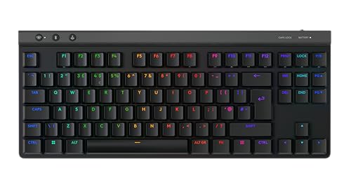 Logitech G G515 Lightspeed TKL Kabellose Tastatur (US INTL) (Blue | Tactile) - Schwarz von Logitech G