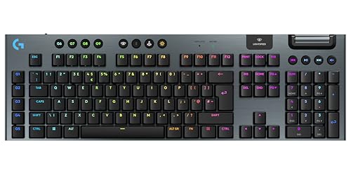 Logitech G G915 X Lightspeed Low-Profile Gaming Keyboard - Skandinavisches QWERTY-Layout - Schwarz von Logitech G