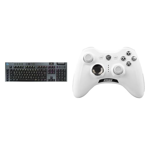 Logitech G G915 X & MSI Force GC30 V2 White Kabelloser von Logitech G