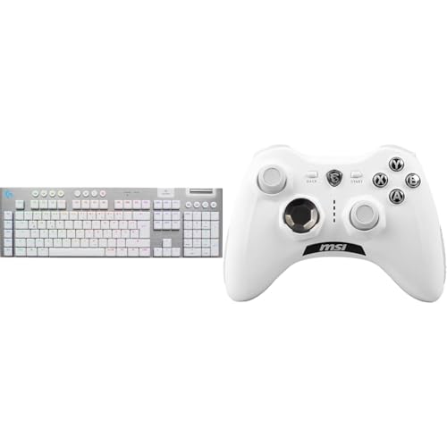 Logitech G G915 X & MSI Force GC30 V2 White Kabelloser Logitech G G915 X & MSI Force GC30 V2 White Kabelloser von Logitech G