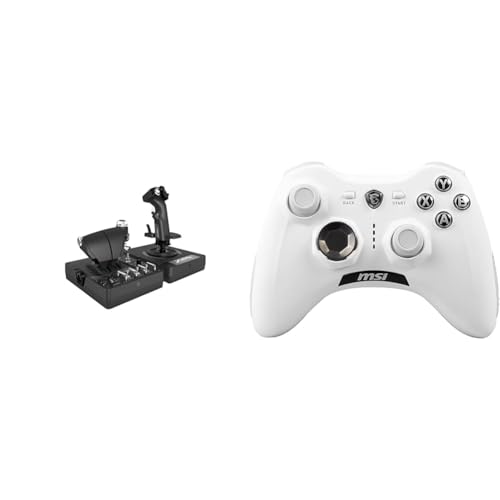 Logitech G X56 H.O.T.A.S. & MSI FORCE GC30 V2 WHITE Kabelloser von Logitech G