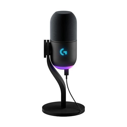 Logitech G Yeti GX dynamisches RGB-Gaming-Mikrofon mit LIGHTSYNC, USB-Mikrofon zum Streaming, Superniere, USB-Plug-and-Play für PC/Mac – Schwarz Logitech G Yeti GX dynamisches RGB-Gaming-Mikrofon mit LIGHTSYNC, USB-Mikrofon zum Streaming, Superniere, USB-Plug-and-Play für PC/Mac – Schwarz von Logitech G