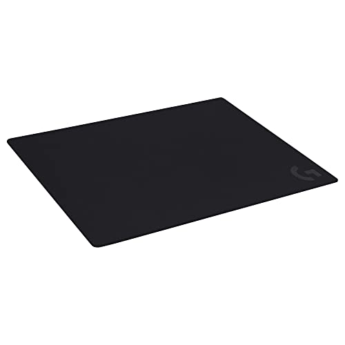 Logitech G640 Gaming Mauspad aus Stoff, 460x400 mm, 3mm flaches Profil, Geringe Oberflächenreibung, Gleichmäßige Oberflächenstruktur, Gummiunterlage, Zusammenrollbar - Schwarz Logitech G640 Gaming Mauspad aus Stoff, 460x400 mm, 3mm flaches Profil, Geringe Oberflächenreibung, Gleichmäßige Oberflächenstruktur, Gummiunterlage, Zusammenrollbar - Schwarz von Logitech G