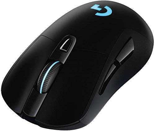 Logitech G703 LIGHTSPEED kabellose Gaming-Maus mit HERO 25K DPI Sensor, Wireless Verbindung, LIGHTSYNC RGB, POWERPLAY-kompatibel, geringes Gewicht von 95g, PC/Mac - Schwarz Logitech G703 LIGHTSPEED kabellose Gaming-Maus mit HERO 25K DPI Sensor, Wireless Verbindung, LIGHTSYNC RGB, POWERPLAY-kompatibel, geringes Gewicht von 95g, PC/Mac - Schwarz von Logitech G