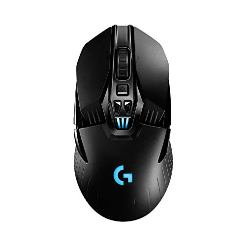 Logitech G903 LIGHTSPEED kabellose Gaming-Maus mit HERO 25K DPI Sensor, Wireless Verbindung, 140+ Stunden Akkulaufzeit, LIGHTSYNC RGB, POWERPLAY-kompatibel, PC/Mac - Schwarz von Logitech G