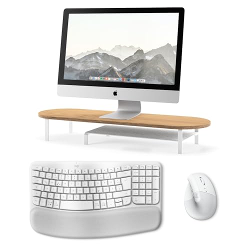 Logitech MX Keys Mini for Mac + Logitech MX Anywhere 3s for Mac + Woodcessories Laptop Stand - Oak Logitech MX Keys Mini for Mac + Logitech MX Anywhere 3s for Mac + Woodcessories Laptop Stand - Oak von Logitech G
