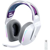 Logitech Gaming G733 LIGHTSPEED Gaming On Ear Headset Funk 7.1 Surround Weiß Lautstärkeregelung von Logitech Gaming