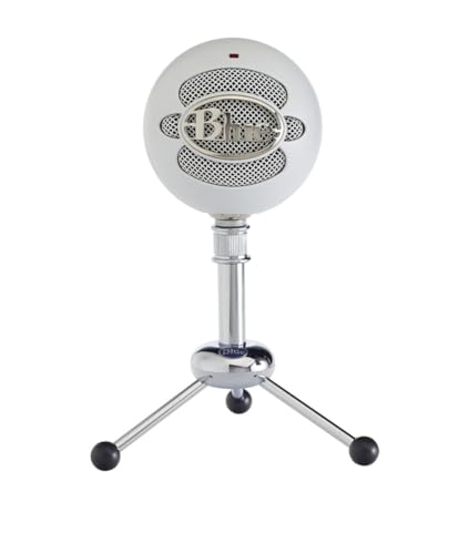 Blue Snowball USB-Mikrofon für Aufnahmen, Streaming, Podcasting, Gaming auf PC und Mac, Kondensatormikrofon mit Nieren- und Kugelcharakteristik und stilvollem Retro-Design - Weiß Blue Snowball USB-Mikrofon für Aufnahmen, Streaming, Podcasting, Gaming auf PC und Mac, Kondensatormikrofon mit Nieren- und Kugelcharakteristik und stilvollem Retro-Design - Weiß von Logitech