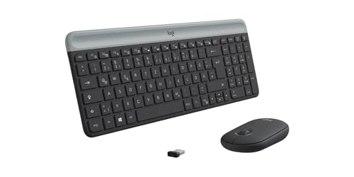 LOGITECH - EINGANGABEGERÄTE Slim WRLS Tastatur Maus Combo MK470 - Graphit - CH - ZENTRAL LOGITECH - EINGANGABEGERÄTE Slim WRLS Tastatur Maus Combo MK470 - Graphit - CH - ZENTRAL von Logitech