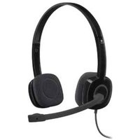 Logitech H151 Computer On Ear Headset kabelgebunden Stereo Schwarz Mikrofon-Rauschunterdrückung, No von Logitech