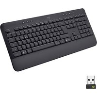 Logitech Signature K650 Bluetooth®, Funk Tastatur Deutsch, QWERTZ Weiß Spritzwassergeschützt von Logitech