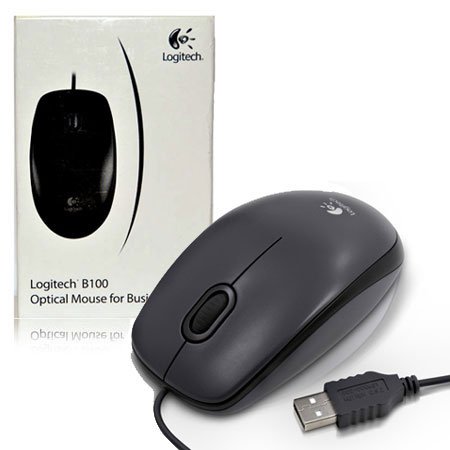 Logitech 910-003357 - B100 Black Optical Mouse for Business von Logitech