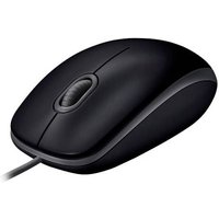 Logitech B110 Maus USB Optisch Schwarz 3 Tasten 1000 dpi von Logitech