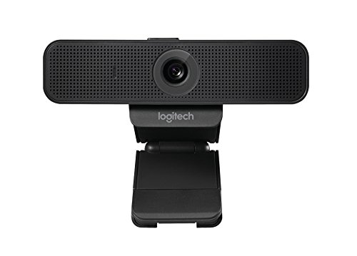 Logitech C925e Business-Webcam, HD 1080p, 78° Blickfeld, Autofokus, RightLight 2 Technologie, Abdeckblende, 2 Stereomikrofone, Für Skype Business, WebEx, Lync, Cisco, etc., PC/Mac - Schwarz von Logitech