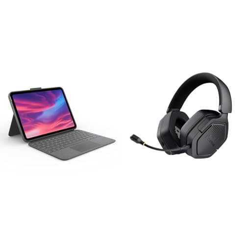 Logitech Combo Touch Case & Trust GXT 1493 Ravox Gaming Headset von Logitech